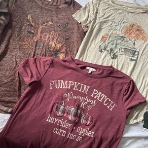 Lot of fall shirts
